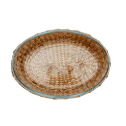 Fuente de Cristal y Fibra Natural 30 cm