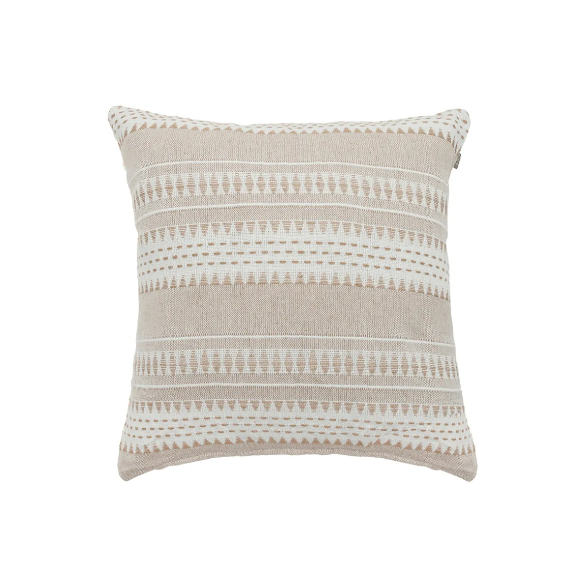 Funda de Cojín 45 × 45 cm Rayas Beige