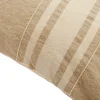 Funda de Cojín de Algodón Beige 45 × 45 cm