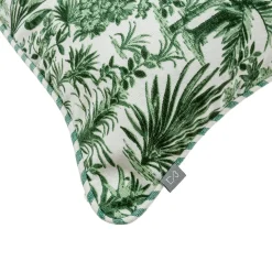 Funda de Cojín Hojas Verde 45 x 45 cm
