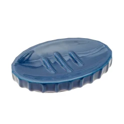 Jabonera Azul de Cerámica