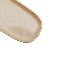 Jabonera Beige de Gres Esmaltado 24,5 x 8,8 x 2 cm