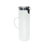JARRA BOROSILICATO ACERO 1500ml CON TAPA Y ASA