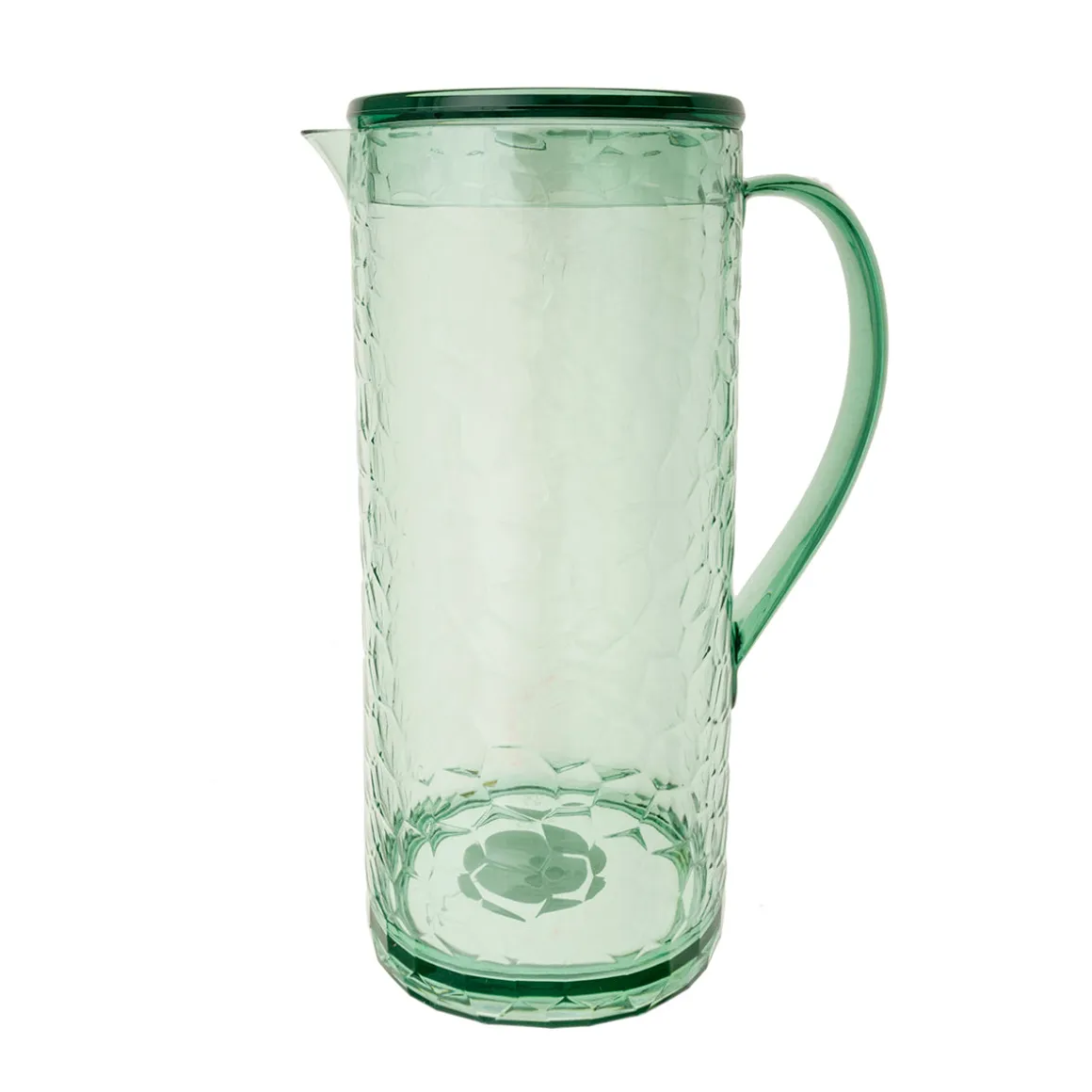 Jarra con Tapa Verde 1,6 L Acrílico