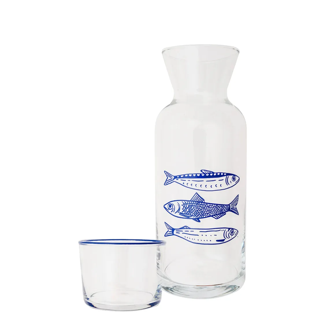 Jarra de Cristal con Vaso de 700ml