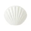 Jarrón Concha Blanco de Cerámica 12 x 4 x 9,2 cm