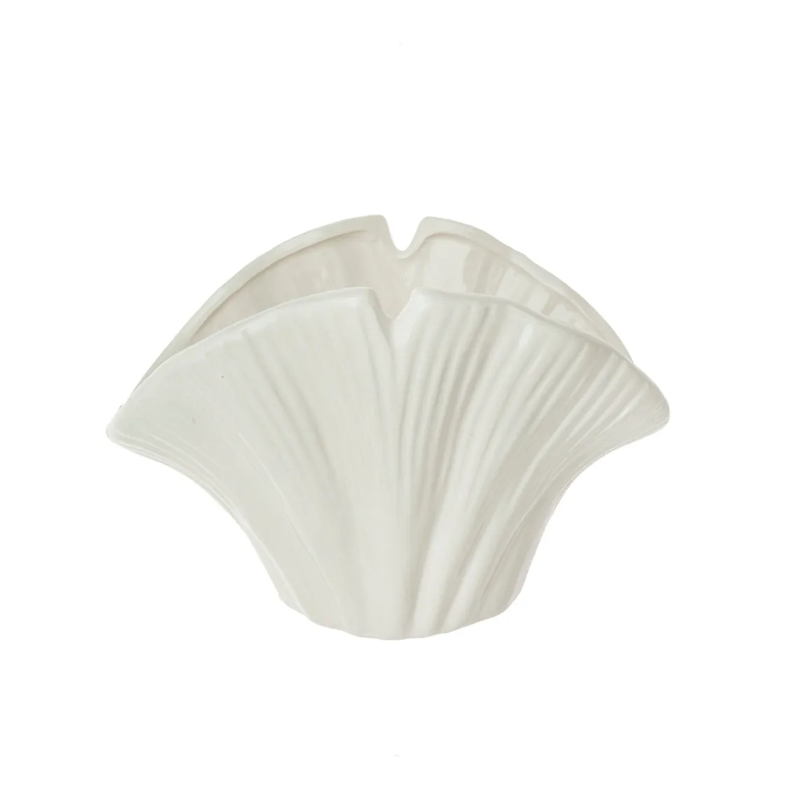 Jarrón Coral de Cerámica Blanco 20 x 13 cm
