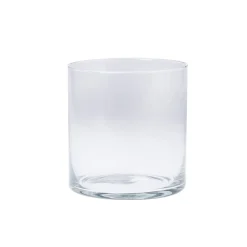 Jarrón Cristal Cilíndrico
