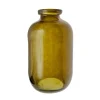 Jarrón de Vidrio Verde Grande