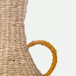 Jarrón fibra natural