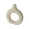 Jarron Loza Circulo Blanco