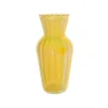 Jarron vidrio lacado selly amarillo