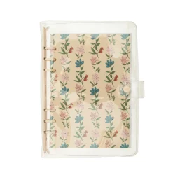 Libreta con anillas floral