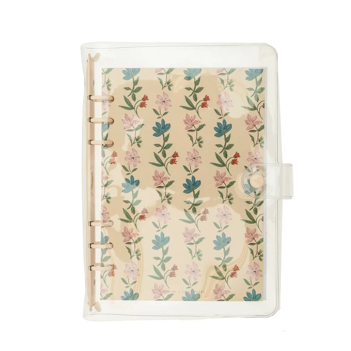 Libreta con anillas floral