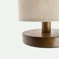 Lámpara base madera
