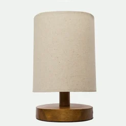 Lámpara base madera