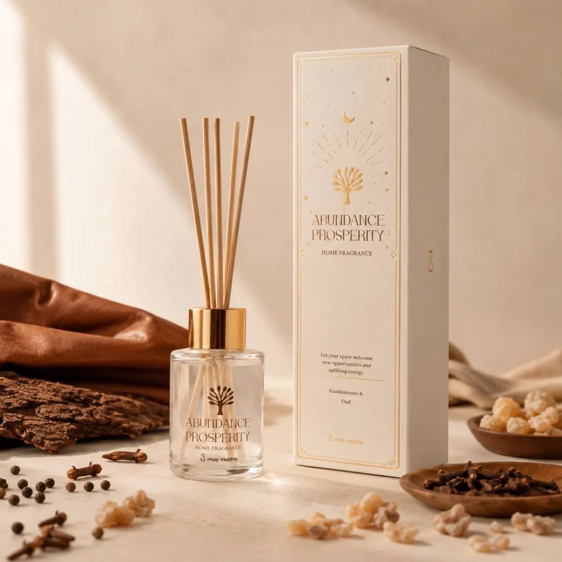 Mini Mikado Frankincense & Oud - Difusor en Sticks