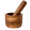 Mortero De Madera De Acacia