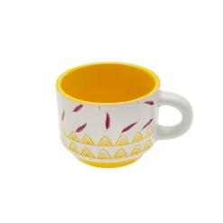 Mug gres 150 ml, amarillo.