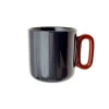 Mug 360 ml Azul y Marrón