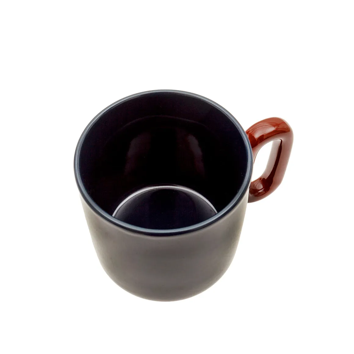 Mug 360 ml Azul y Marrón