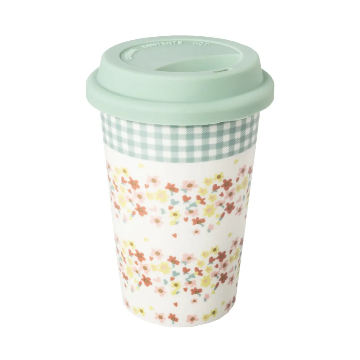 Mug porcelana 400 ml, verde