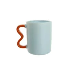 Mug porcelana new bone azul