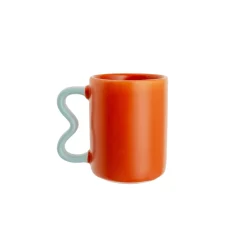 Mug porcelana new bone naranja