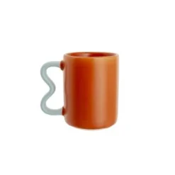Mug porcelana new bone naranja