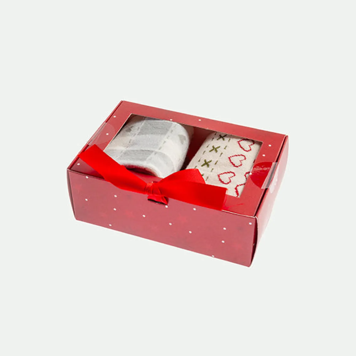 Pack 2 calcetines jacquard y cuadros