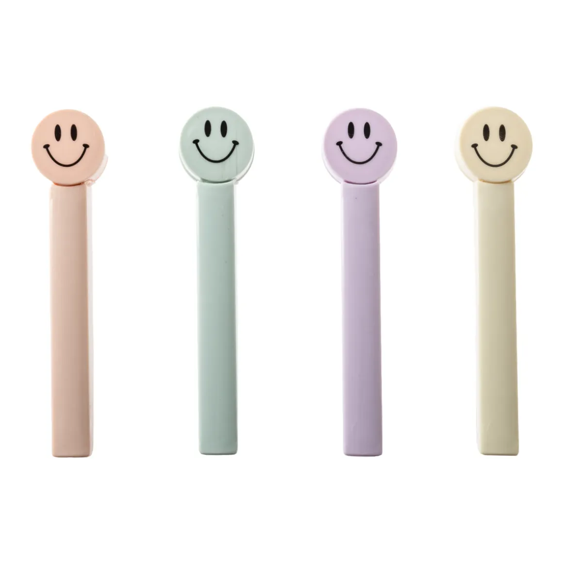 Pack de 4 Clips para Alimentos Smile Multicolor
