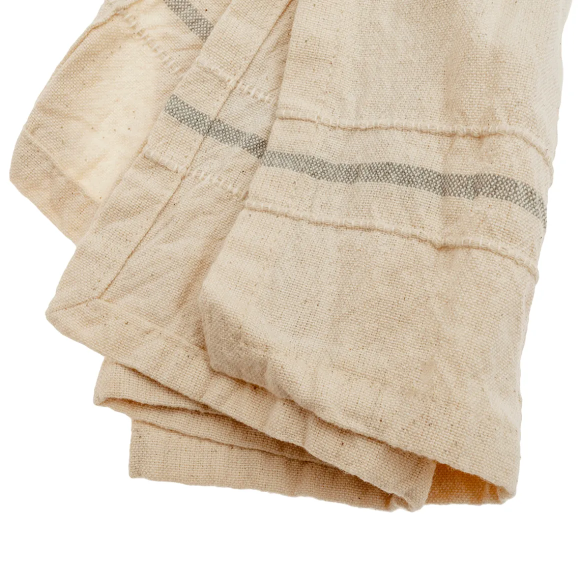 Pack de 2 Servilletas de Algodón Gris 40 x 40 cm