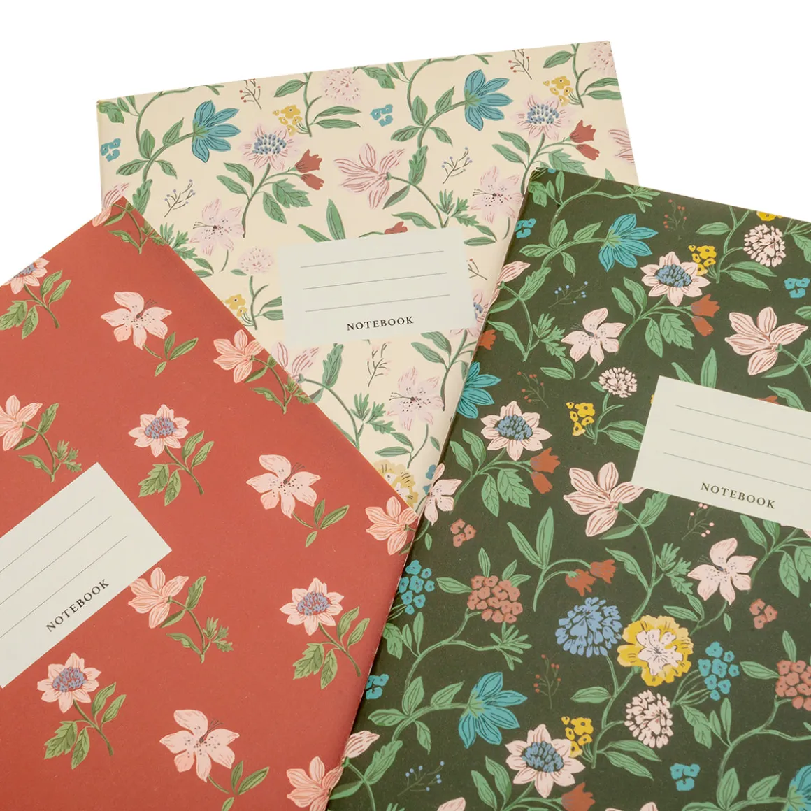 Pack 3 libretas floral
