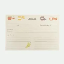 Pack 12 tarjetas para recetas