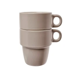 Pack 2 tazas apilables
