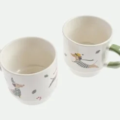 Pack 2 tazas apilables