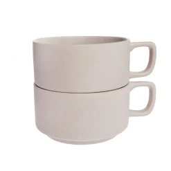 Pack 2 tazas apilables