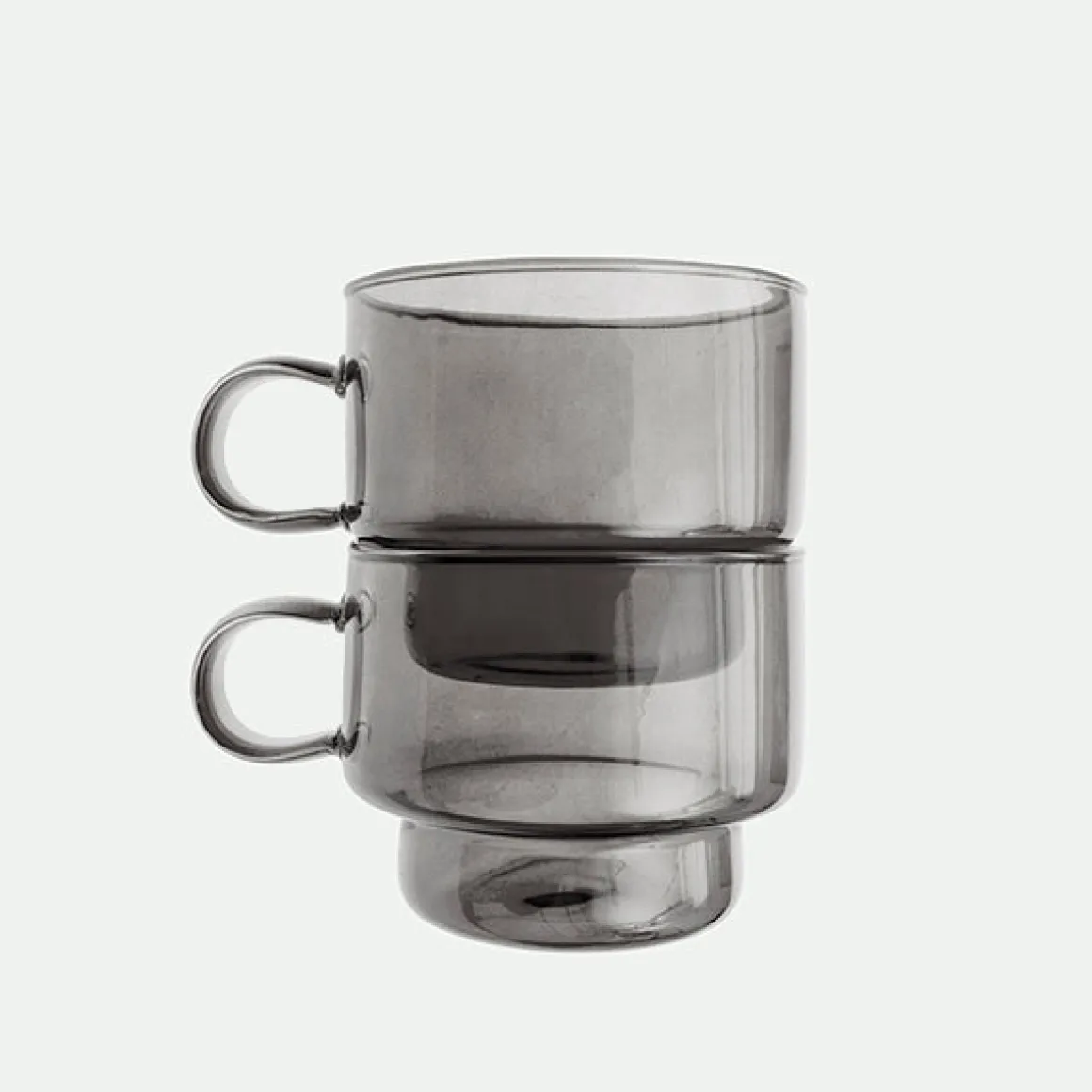 Pack 2 Tazas Apilables 8,6Xx4X8Cm 300Ml Gr.