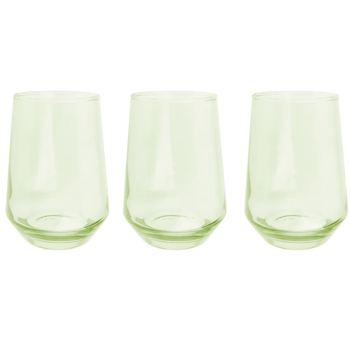 Pack 3 Vasos 6,6X5,2X11,6Cm 370Ml Ve.