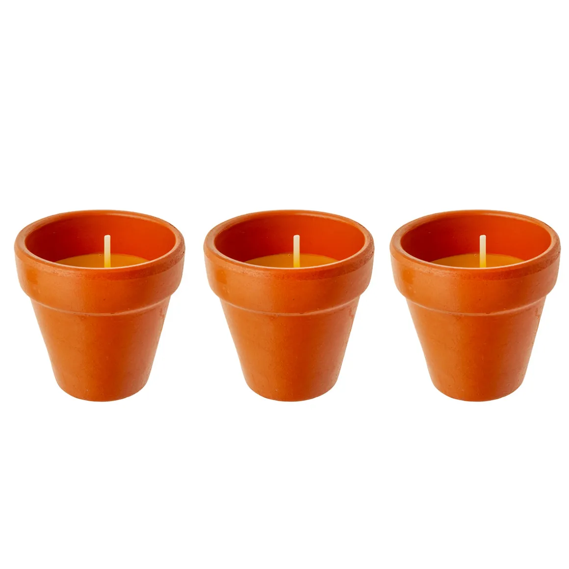 Pack 3 velas citronela