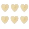 Pack 6 velas té corazón