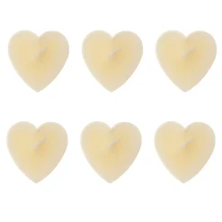 Pack 6 velas té corazón
