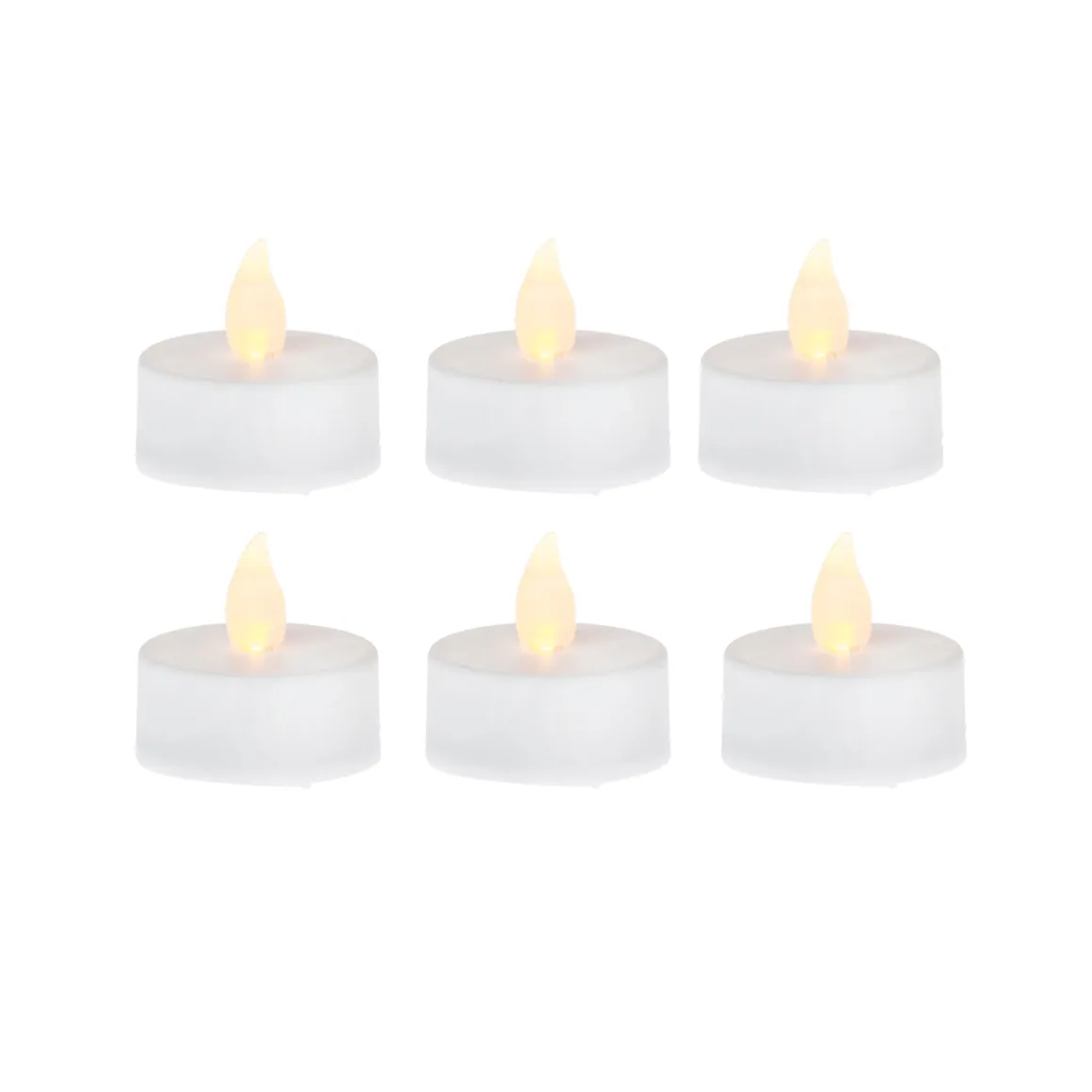 Pack 6 velas té led