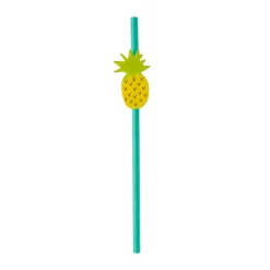 Pajitas de Papel con Decoración de piña