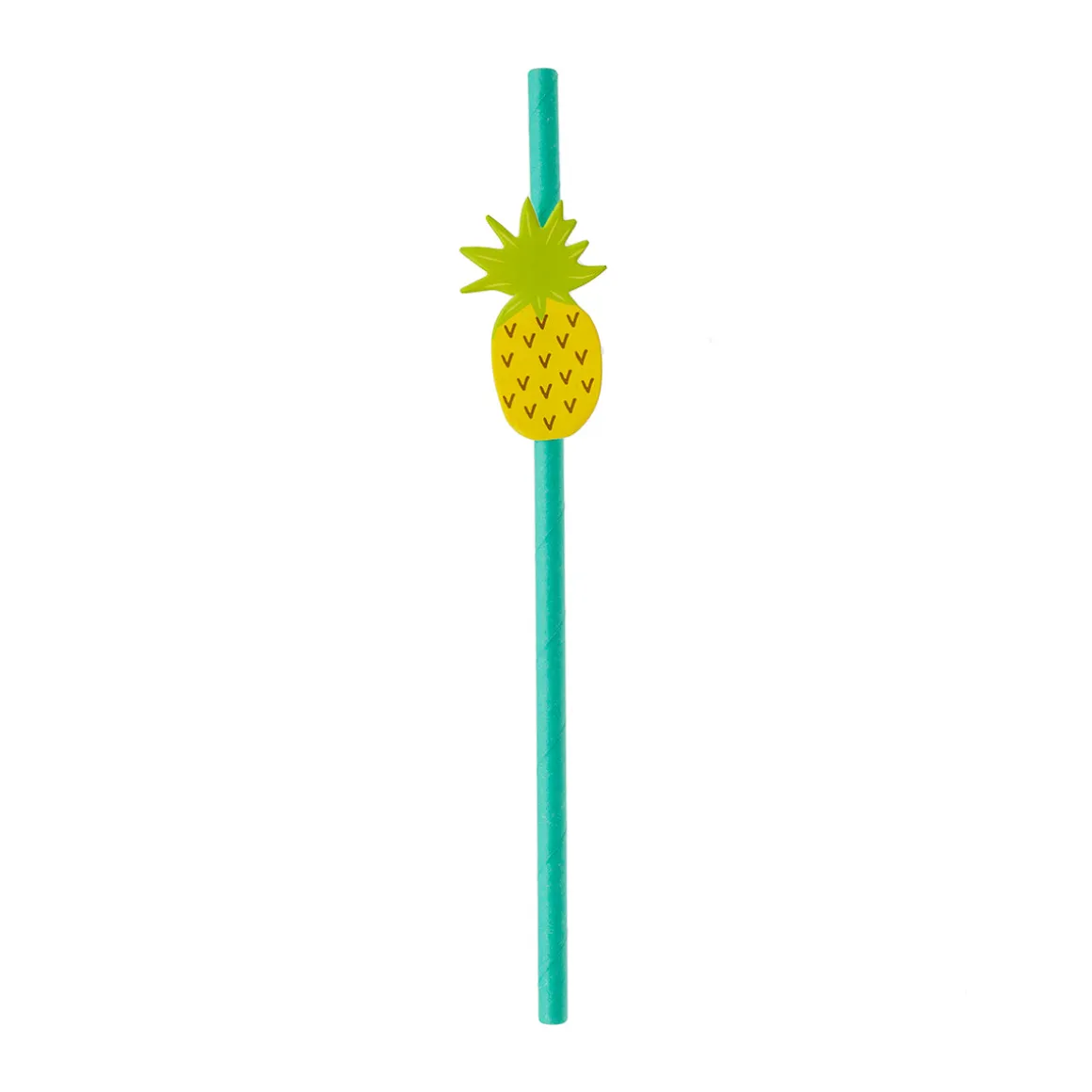 Pajitas de Papel con Decoración de piña