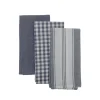 Paños de Cocina Gris Pack 3 Unidades 40x60 cm