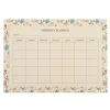 Planner mensual floral