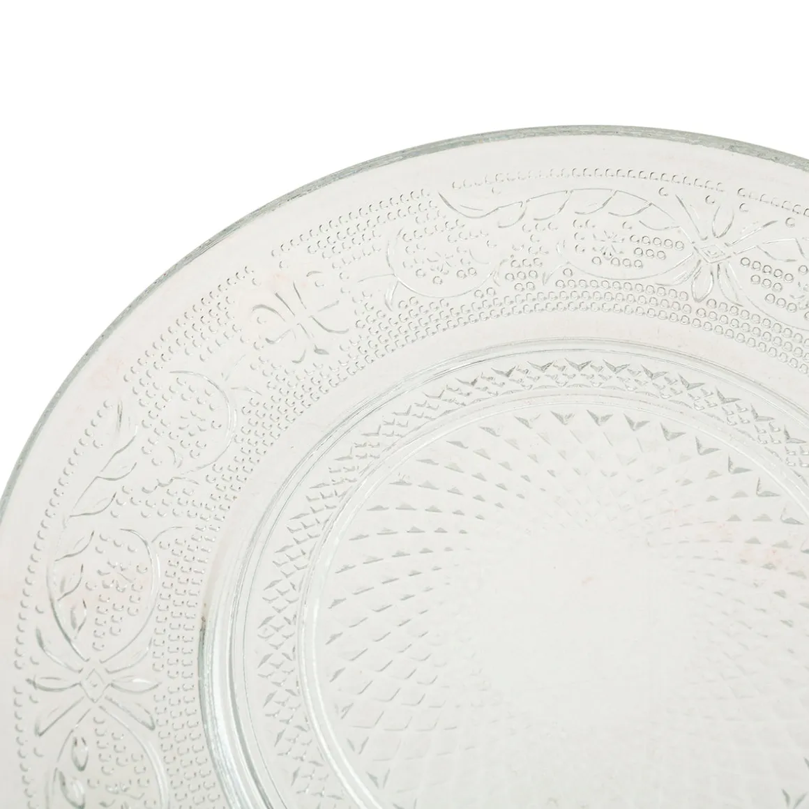 Plato de Cristal Transparente 15 cm