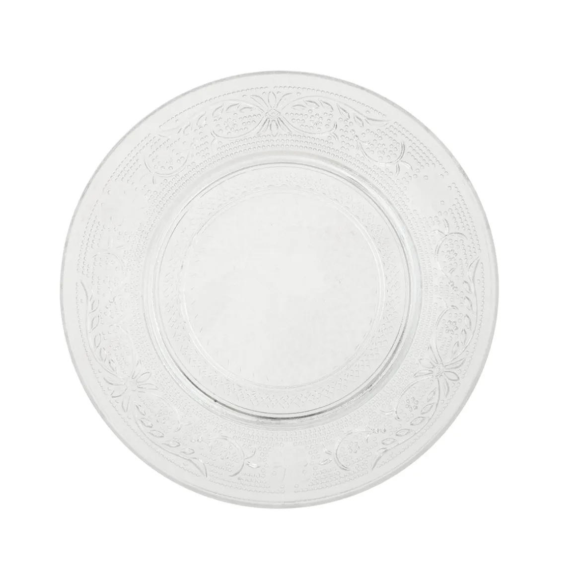 Plato de Cristal Transparente 15 cm
