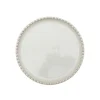 Plato gres blanco